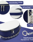 Handtasche navyblau-weiss SilkeN bag