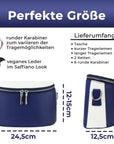 Handtasche navyblau-weiss SilkeN bag