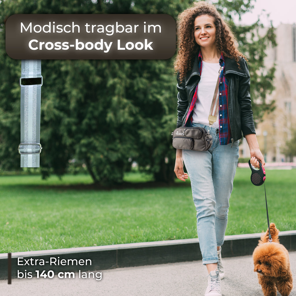 Modische Gassitasche Braun | Gassitasche Braun | SilkeN Design