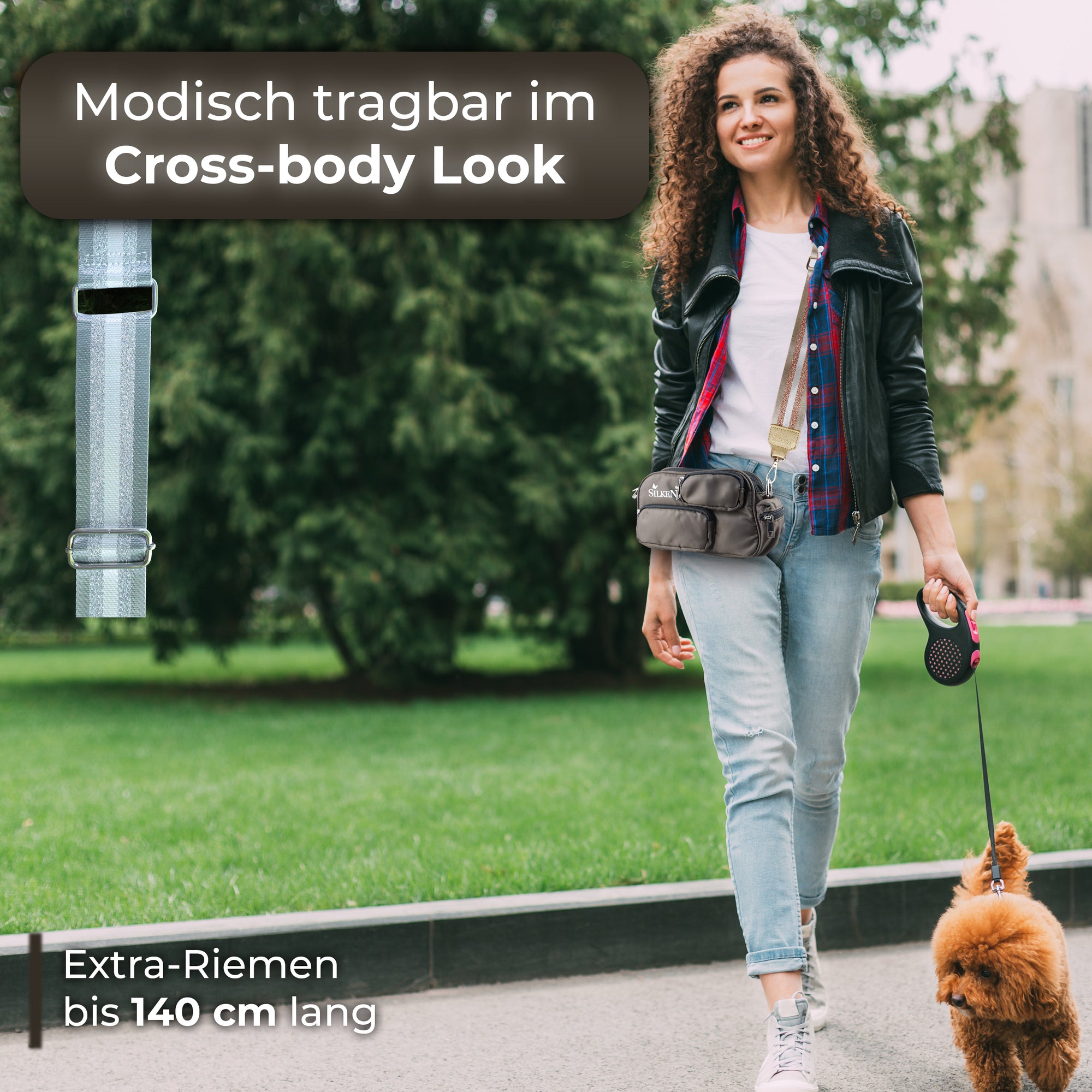 Modische Gassitasche Braun | Gassitasche Braun | SilkeN Design