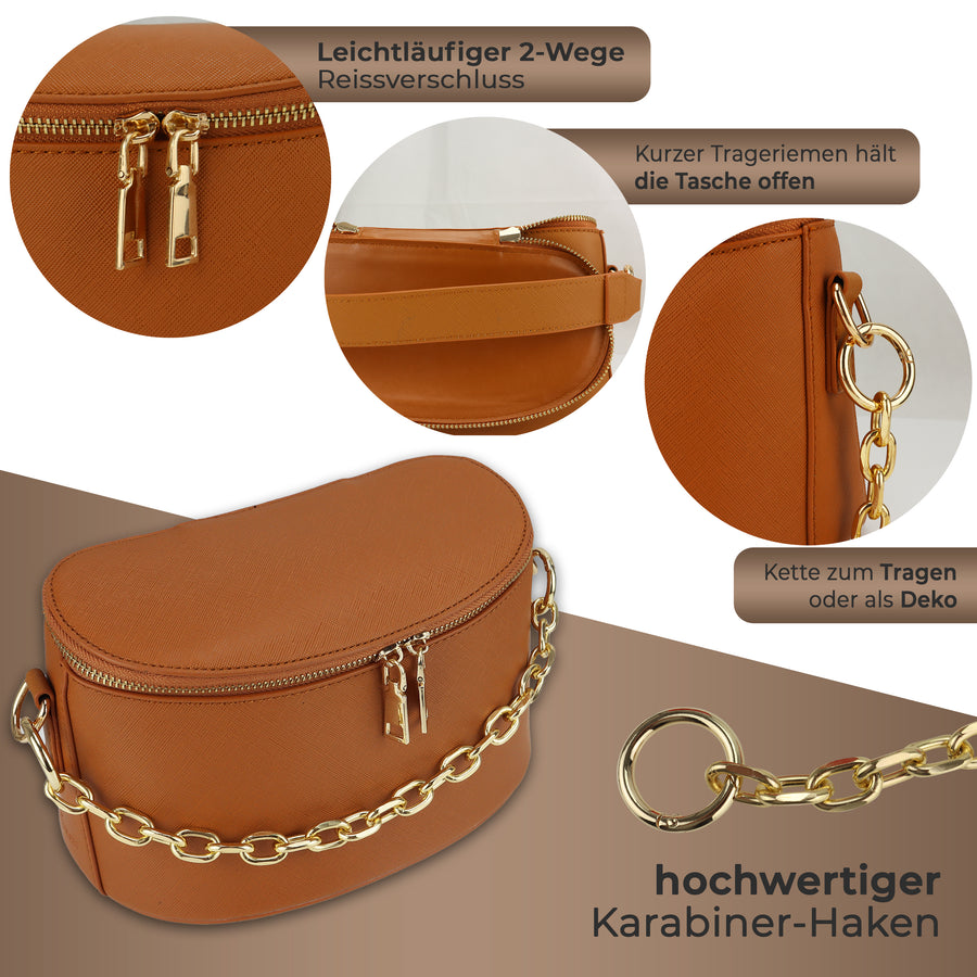 Handtasche cognac SilkeN bag