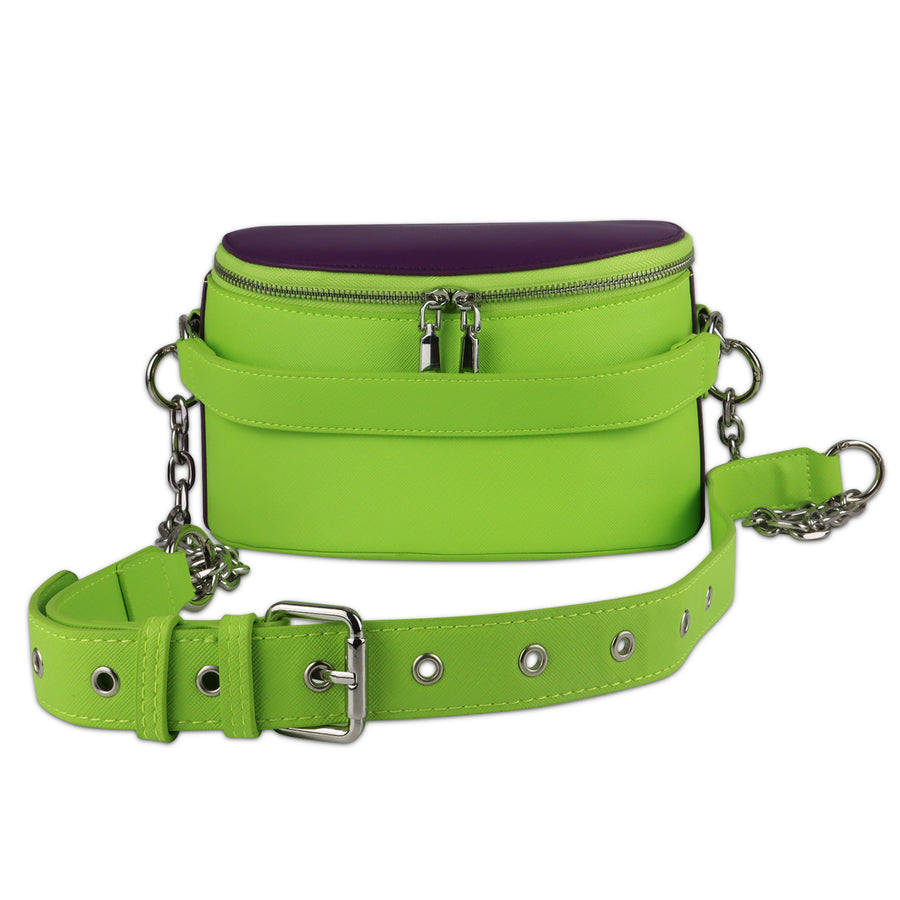 Handtasche crazygreen-violet SilkeN bag