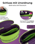 Handtasche crazygreen-violet SilkeN bag