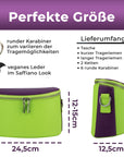 Handtasche crazygreen-violet SilkeN bag