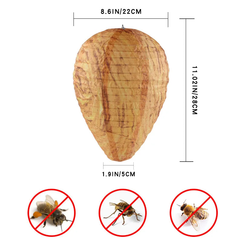 1 nido di vespe: tiene lontane le vespe dalla terrazza/balcone