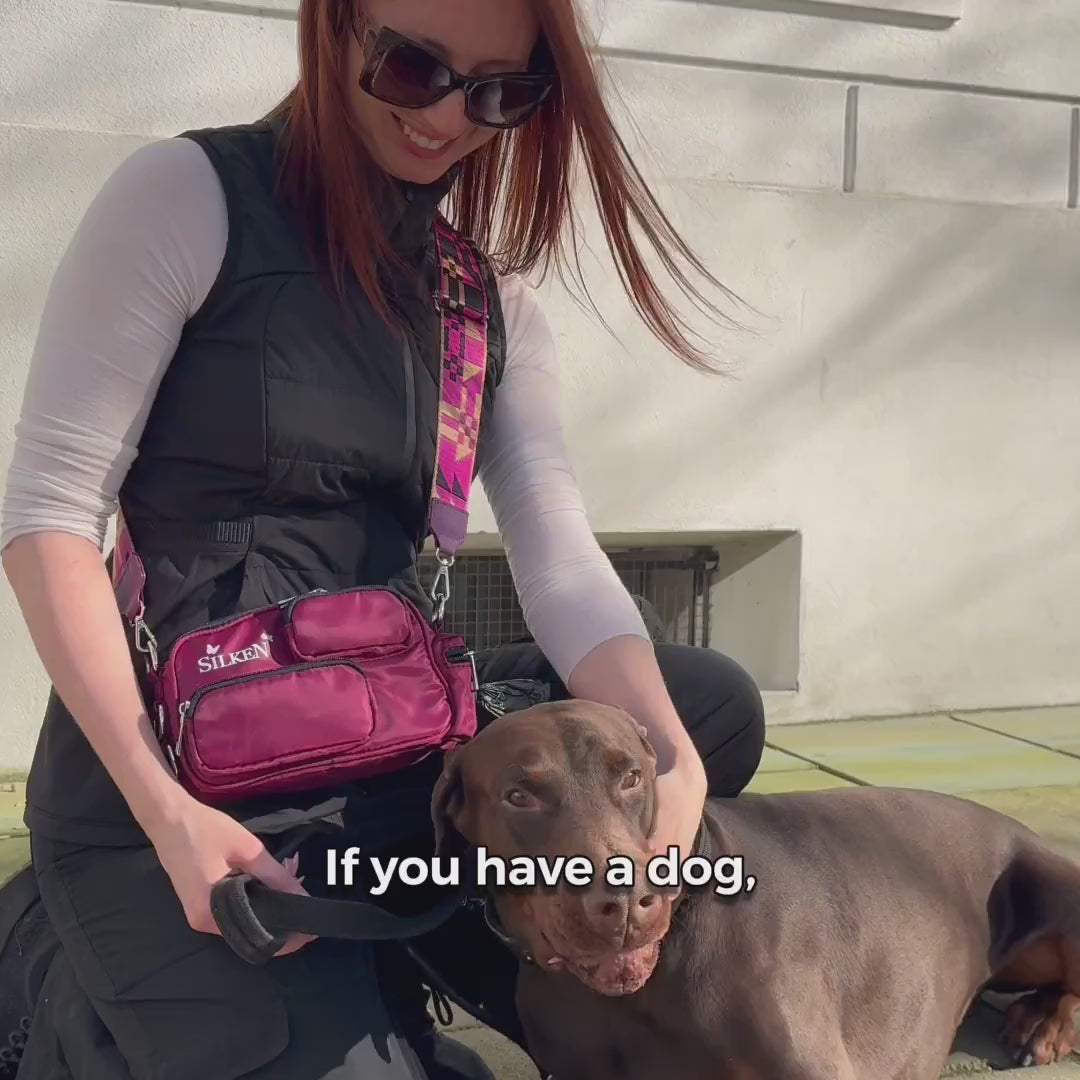Dog walking bag SilkeN dog 5 colors
