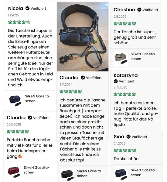 Gassitasche SilkeN dog 5  Farben